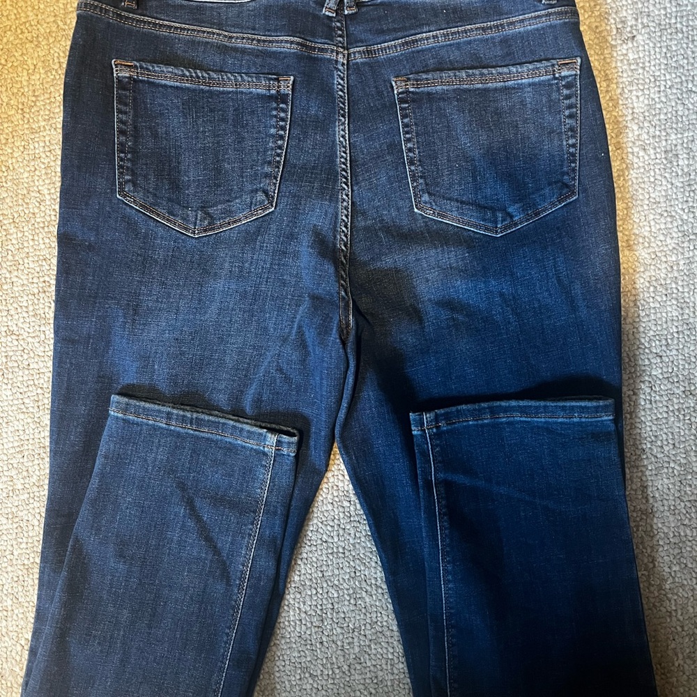 J. Jill Women's High-Rise Jeans - Deep Indigo - Picture 6 of 6